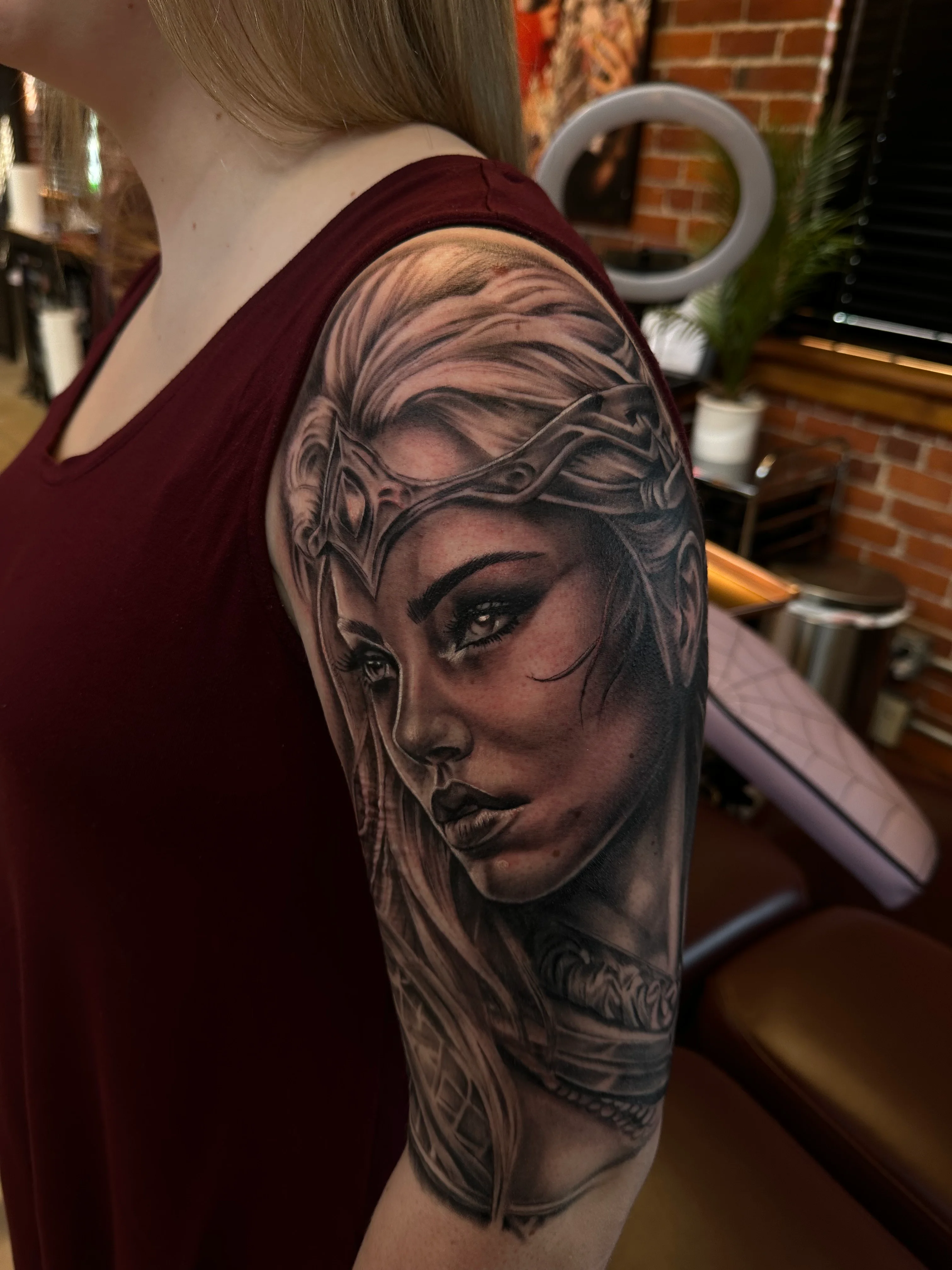 Tattoo artwork by Tina Bartolomeo, portfolio image 12
