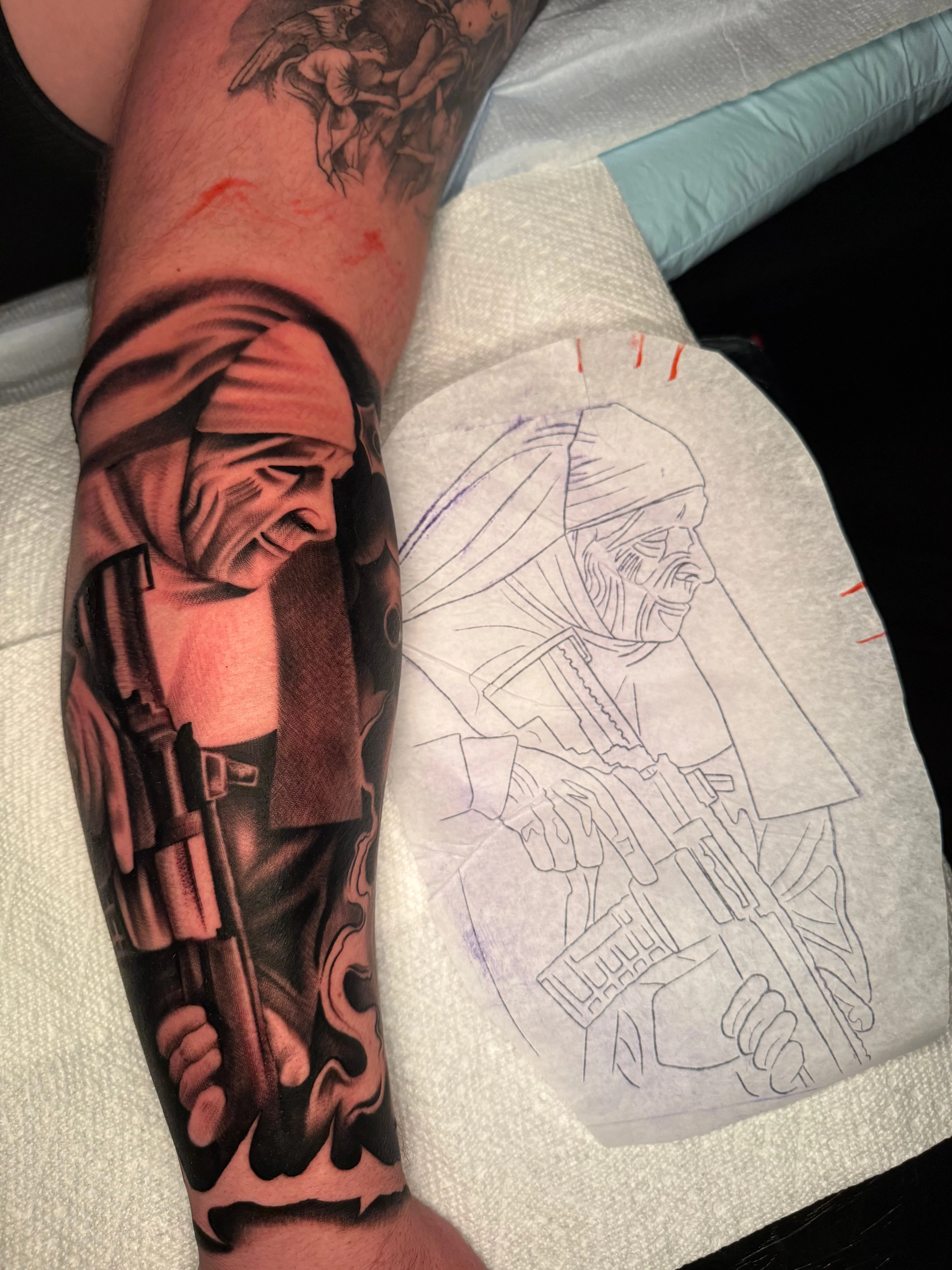 Tattoo artwork by Zach Lorusso, portfolio image 3